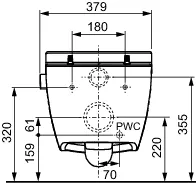TECEone Dusch-Toilette für Kaltwasser TECEone Dusch-Toilette für Kaltwasser