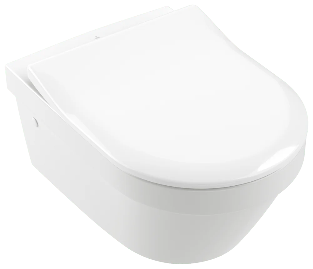 Villeroy & Boch Architectura Tiefspül-WC spülrandlos 4694R0, Rund, wandhängend, Weiß Alpin