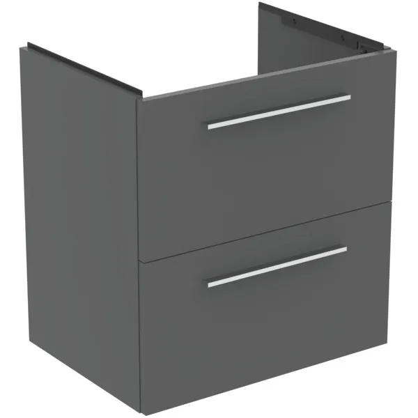 Ideal Standard i.life A Möbelwaschtischunterschrank Quarzgrau matt 600x440x630mm 2 Auszüge Softclose Ideal Standard i.life A Möbelwaschtischunterschrank Quarzgrau matt 600x440x630mm 2 Auszüge Softclose