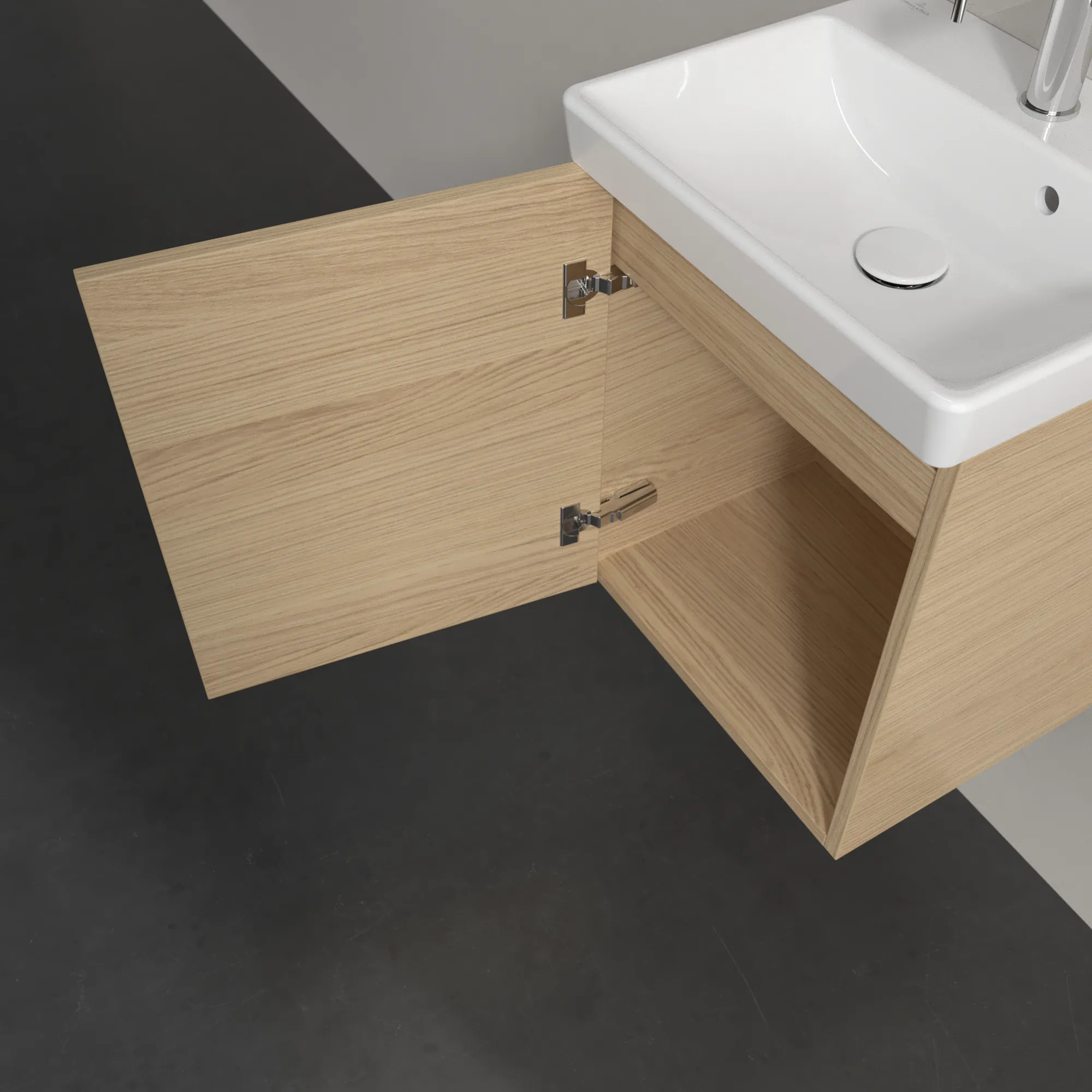 Villeroy & Boch Avento Unterschrank für Unterbauwaschbecken, 430 x 514 x 384 mm, links