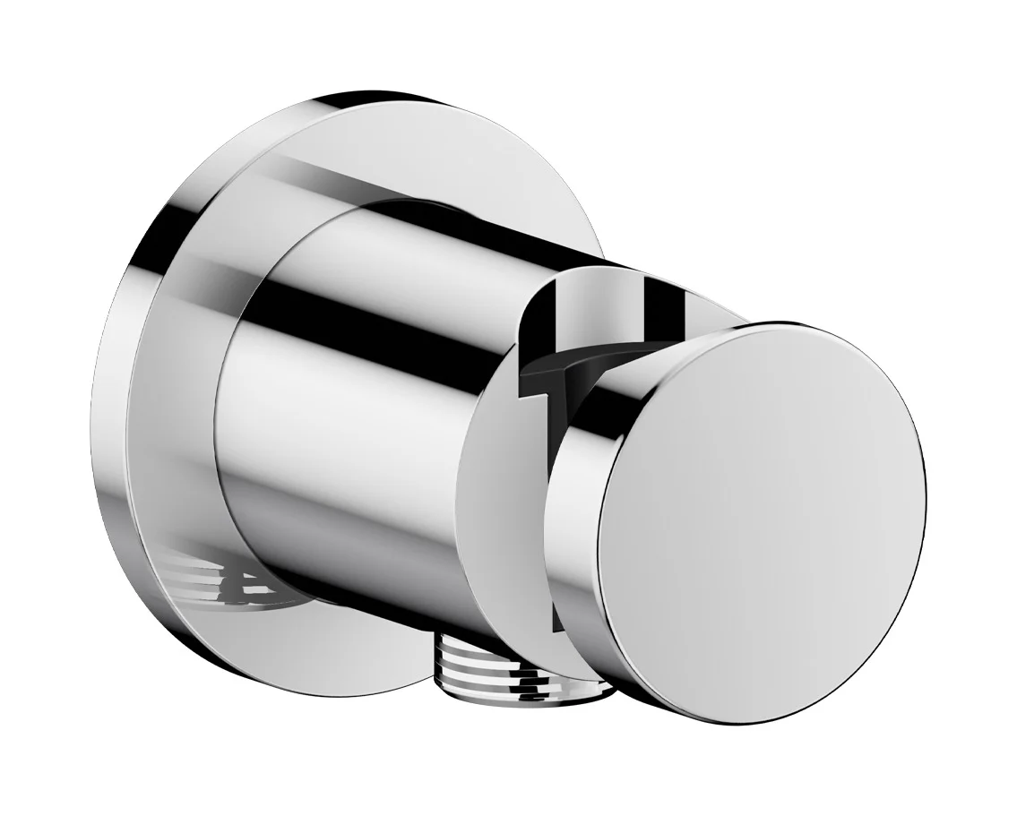 Hansgrohe AXOR One Portereinheit rund chrom - für Brauseschläuche mit konischer Mutter, integrierte Brausehalterfunktion, max. Durchflussmenge 15 l/min bei 3 bar, Metall, Rückflussverhinderer, Anschlussart G 1/2 Hansgrohe AXOR One Portereinheit rund chrom - für Brauseschläuche mit konischer Mutter, integrierte Brausehalterfunktion, max. Durchflussmenge 15 l/min bei 3 bar, Metall, Rückflussverhinderer, Anschlussart G 1/2