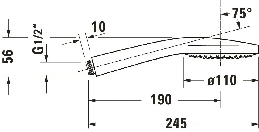 Handbrause „Zubehör Armaturen“ in Chrom Handbrause „Zubehör Armaturen“ in Chrom