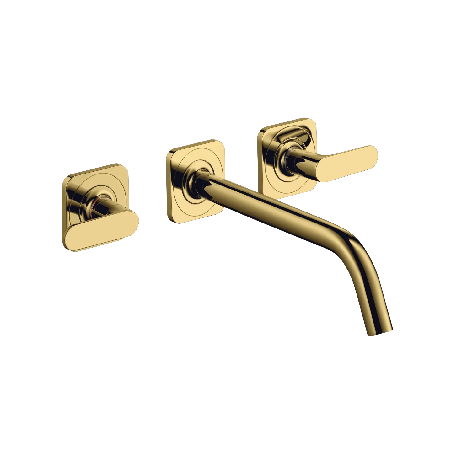 Hansgrohe AXOR Citterio M 3-Loch Waschtischarmatur Unterputz Polished Gold Optic