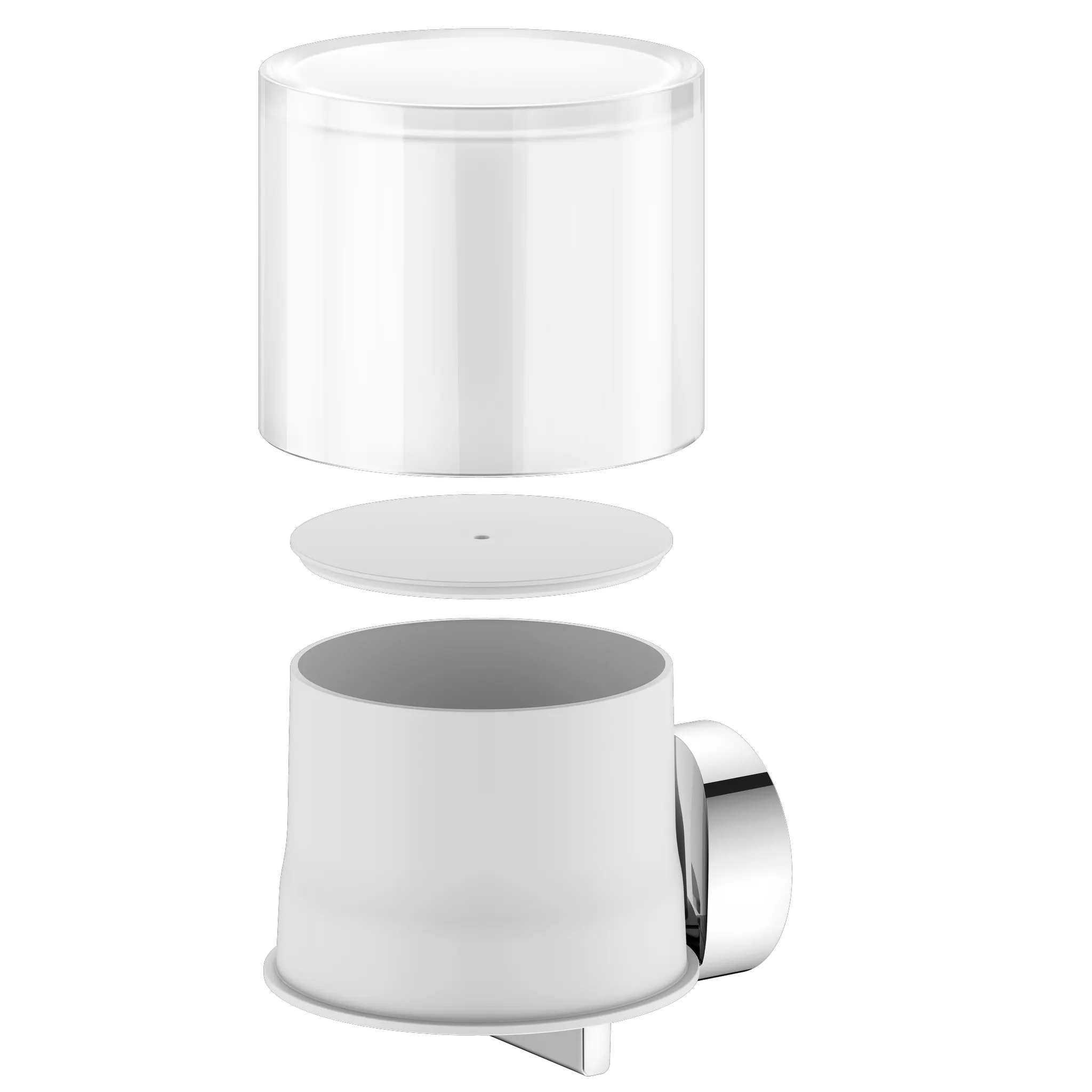 REVA 12852019000 Lotionspender mit Halter und Pumpe verchromt REVA 12852019000 Lotionspender mit Halter und Pumpe verchromt