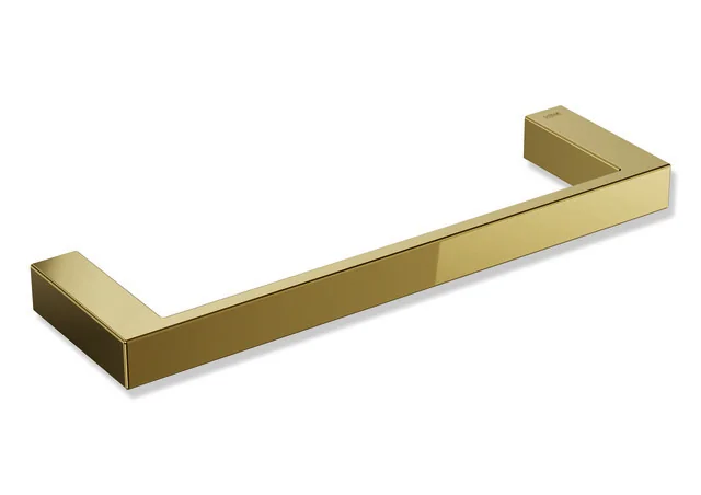 HEWI Handtuchhalter System 900Q, PVD, 250 mm breit, 20 mm hoch, Gold glänzend
