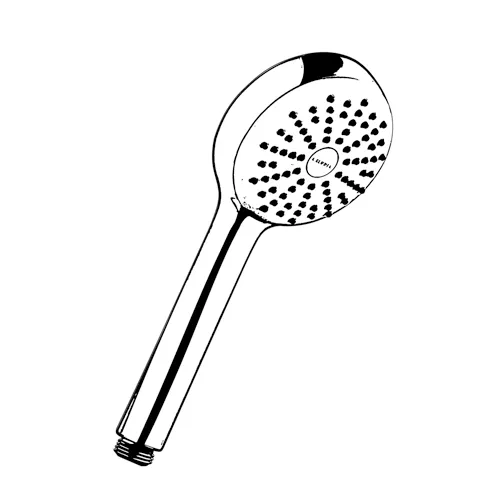Kludi LOGO NEO Handbrause 1S, chrom, 5 l/min, DN 15, Ausladung 224 mm