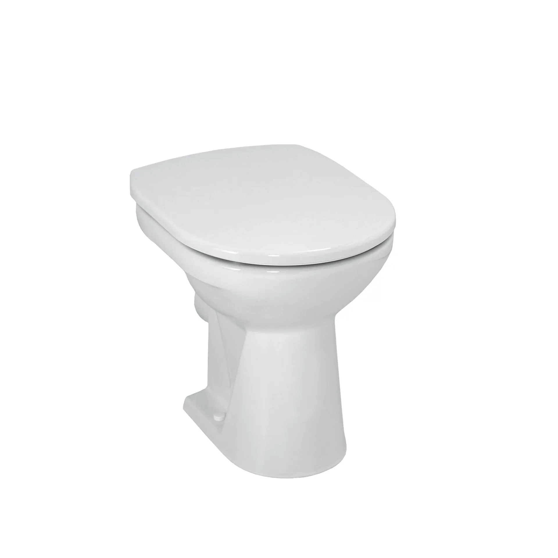 Laufen Stand-Tiefspül-WC Ausführung kurz Abgang waagrecht „Pro“ 360 × 400 × 470 mm in Weiß, Abgang waagerecht