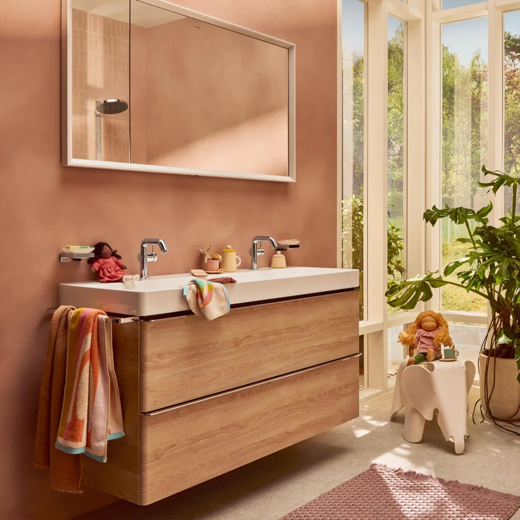 Hansgrohe Tecturis S Einhebel-Waschtischmischer Chrom, ComfortZone 110, Ausladung 130 mm, Auslaufhöhe 112 mm, Hebelgriff, Normalstrahl, max. Durchfluss 4 l/min, Keramikmischsystem, für Durchlauferhitzer geeignet