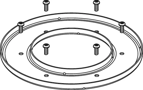 TECEdrainpoint S Pressringset Edelstahl inkl. Schrauben und Dichtung