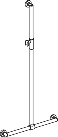 HEWI Haltegriff „System 900“, Befestigung verdeckt HEWI Haltegriff „System 900“, Befestigung verdeckt