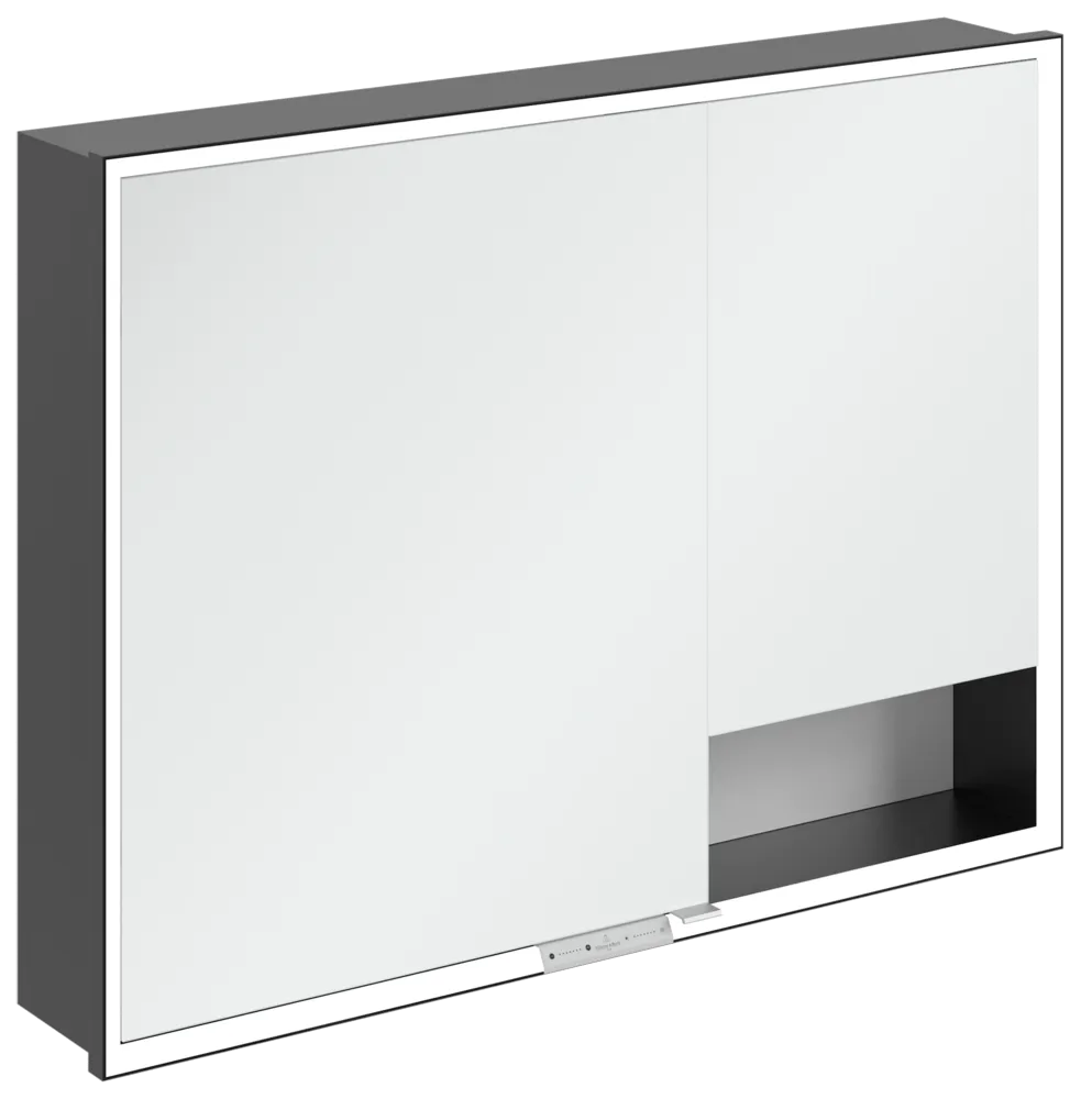 Villeroy & Boch Einbau-Spiegelschrank „My View+“ 1000 × 750 × 168 mm in Pure White Villeroy & Boch Einbau-Spiegelschrank „My View+“ 1000 × 750 × 168 mm in Pure White