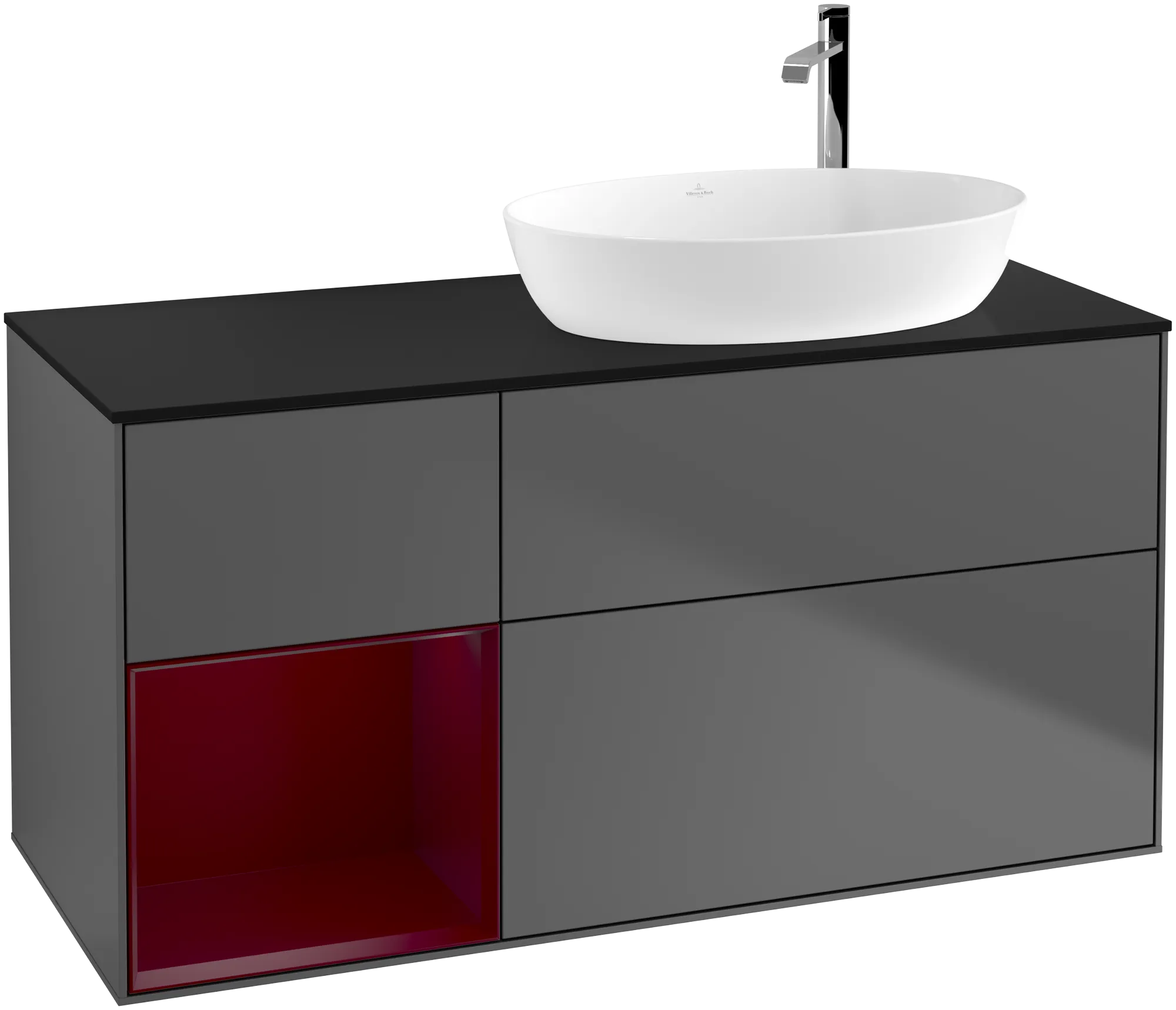 Villeroy & Boch Finion Waschbeckenunterschrank G92, 1200x603x501mm, anthrazit