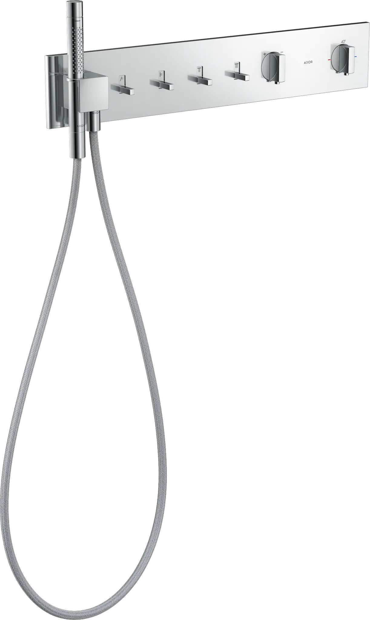 AXOR ShowerComposition Thermostatmodul 610/110 Unterputz für 4 Verbraucher Chrom AXOR ShowerComposition Thermostatmodul 610/110 Unterputz für 4 Verbraucher Chrom