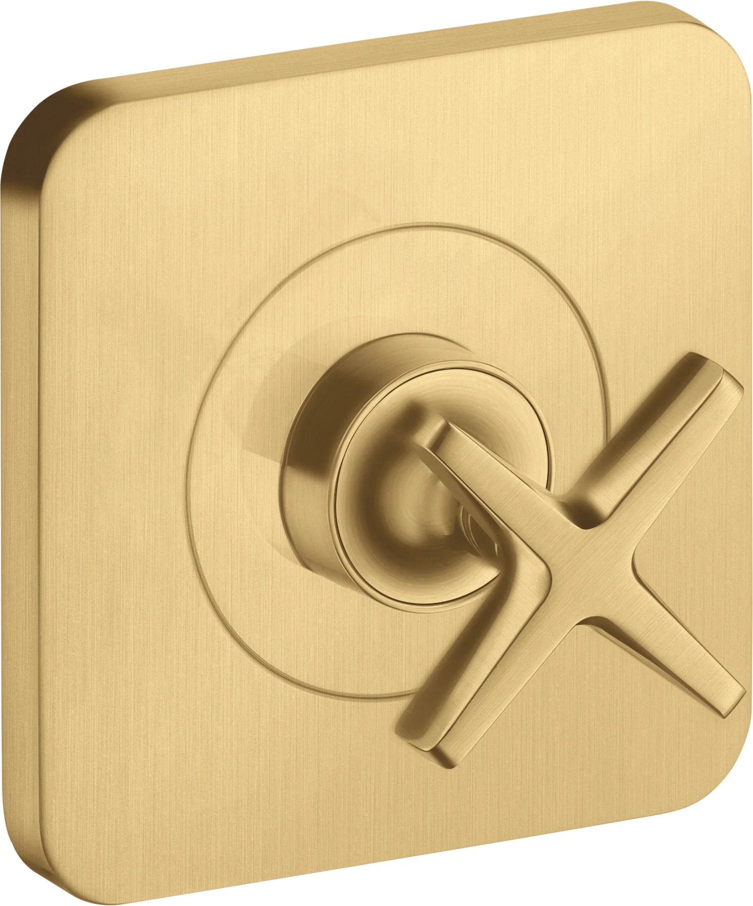 Hansgrohe AXOR Citterio E Absperrventil Unterputz Brushed Gold Optic 120/120 Hansgrohe AXOR Citterio E Absperrventil Unterputz Brushed Gold Optic 120/120