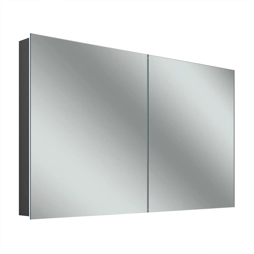 Schneider Spiegelschrank „STYLE TW“ 1015 × 715 × 120 mm in schwarz matt Schneider Spiegelschrank „STYLE TW“ 1015 × 715 × 120 mm in schwarz matt