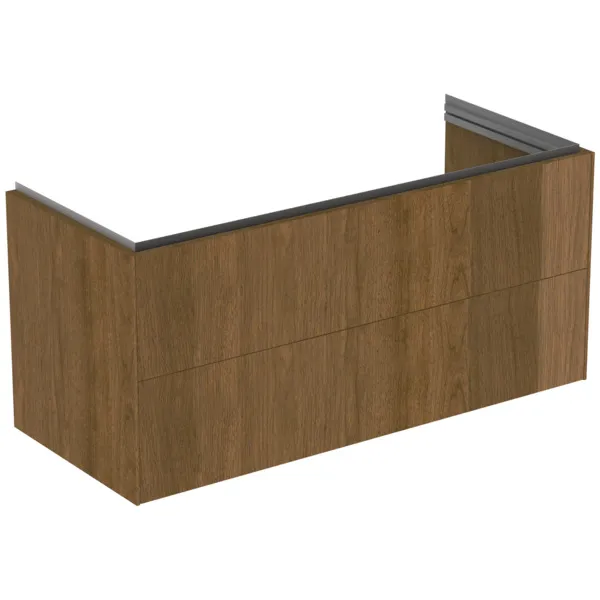 Ideal Standard Möbelwaschtischunterschrank Conca 1200x505x550mm Walnuss Dunkel