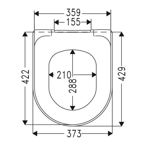 Set WC Architectura mit Sitz, Element ViConnect und Betätigungsplatte in weiß, ohne Spülrand und Schallschutz