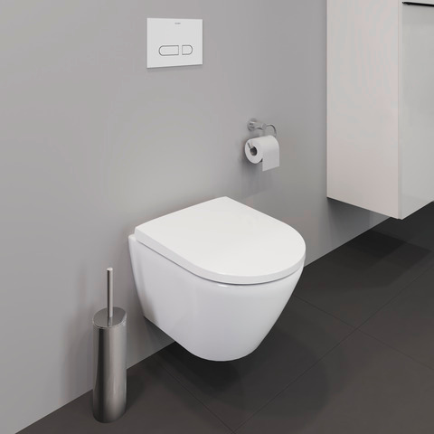 Duravit Wand-Tiefspül-WC inkl. WC-Sitz „D-Neo“ 37 × 48 × 40 cm, Befestigung sichtbar Duravit Wand-Tiefspül-WC inkl. WC-Sitz „D-Neo“ 37 × 48 × 40 cm, Befestigung sichtbar