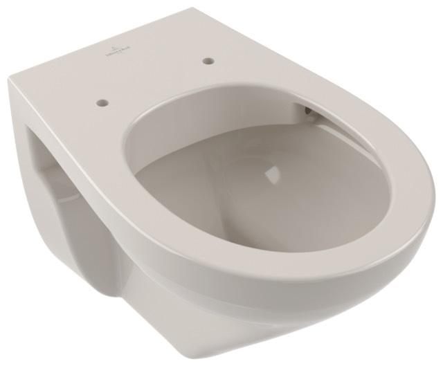 Wand- Tiefspül-WC DirectFlush „O.novo“ 36 × 35,6 cm in Pergamon, ohne Spülrand