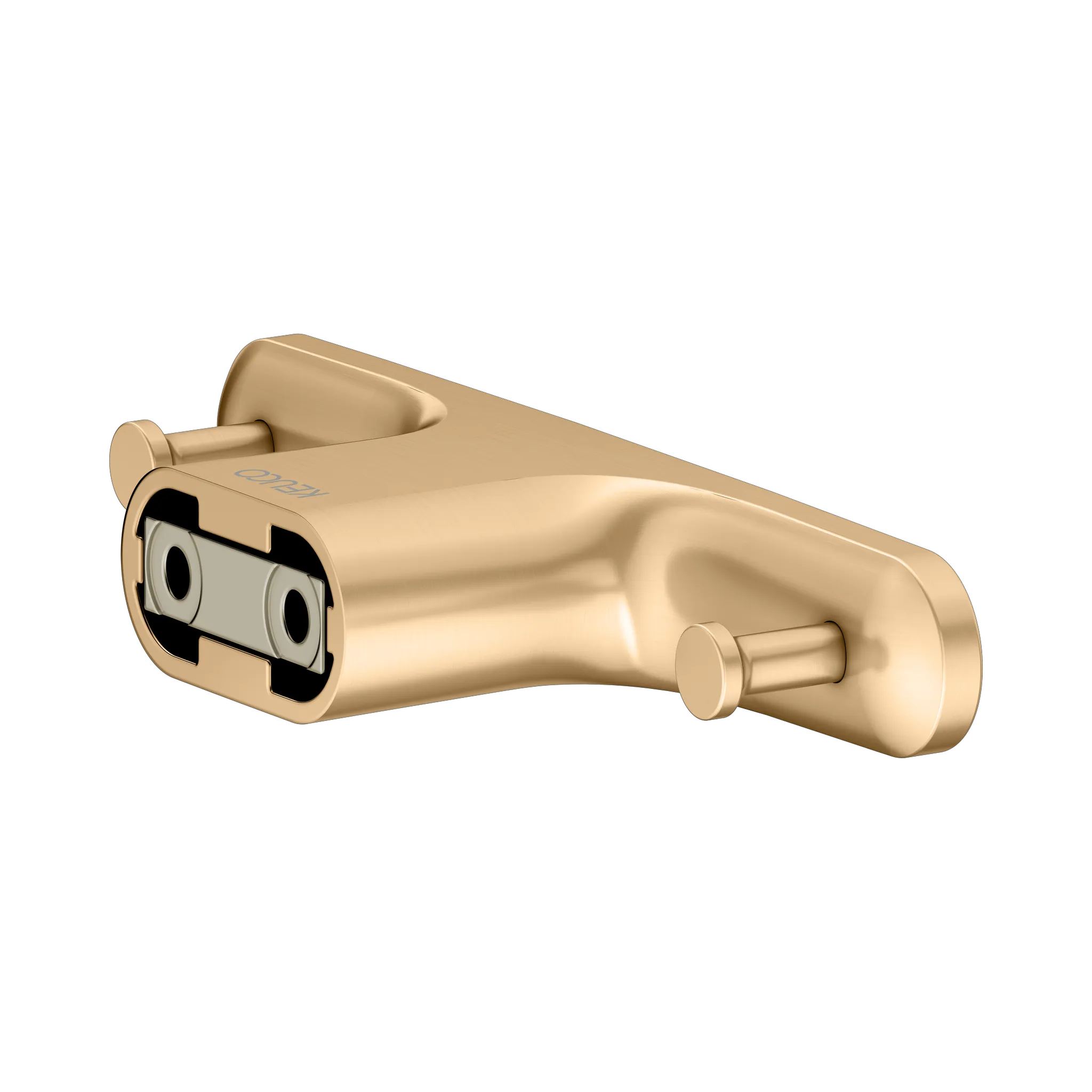 Edition 400 Handtuchhaken doppelt Messing gebürstet Edition 400 Handtuchhaken doppelt Messing gebürstet