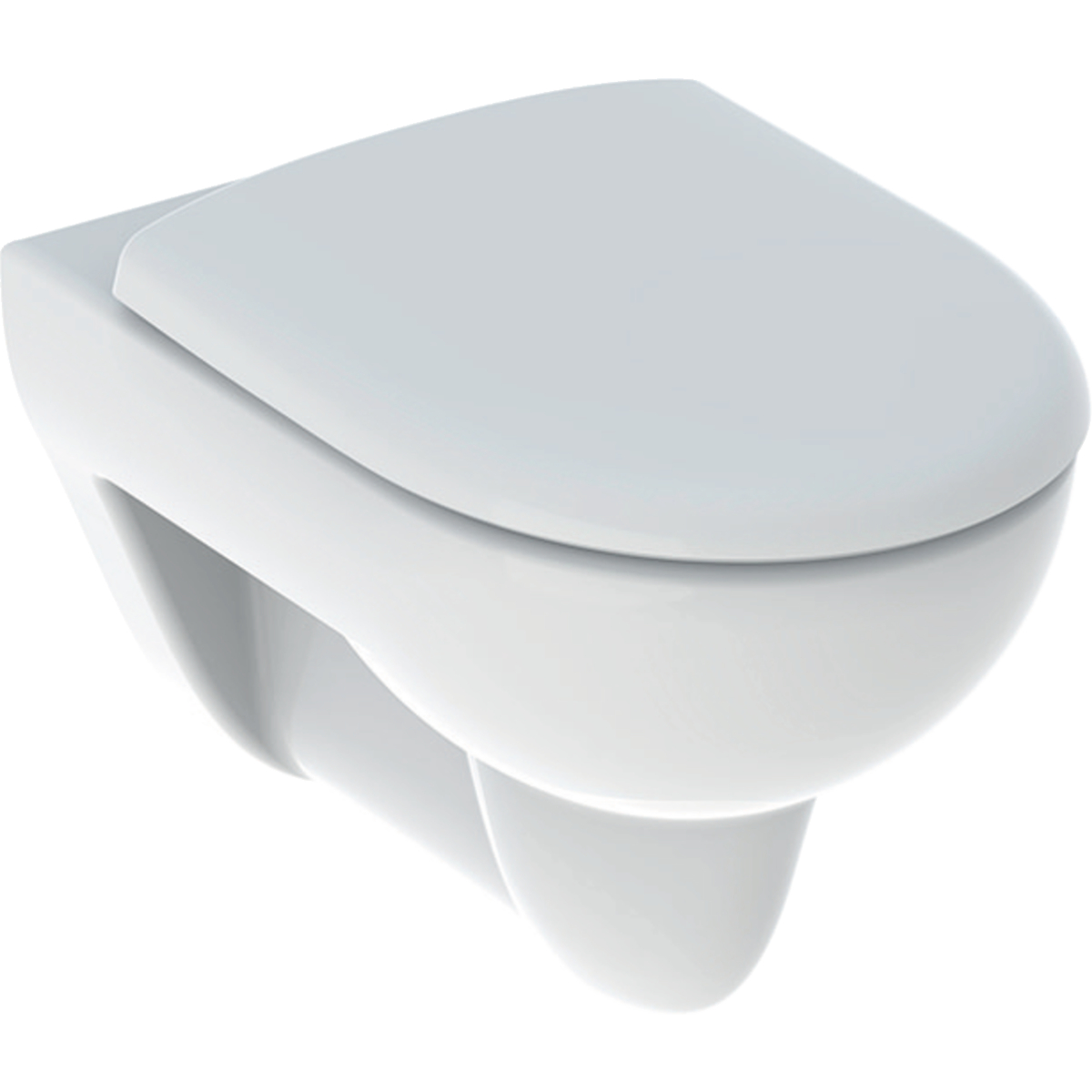 Wand-Tiefspül-WC Set mit WC-Sitz „Renova“ 36,5 × 40 × 54 cm, mit Spülrand