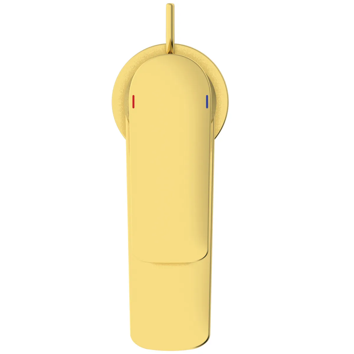Waschtischarmatur Connect Air, Piccolo, 5l/min., mit Ablaufgarnitur, Ausladung 90mm, Brushed Gold Waschtischarmatur Connect Air, Piccolo, 5l/min., mit Ablaufgarnitur, Ausladung 90mm, Brushed Gold
