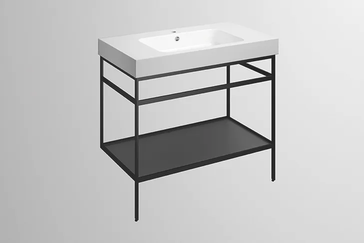 Alape Waschplatz „WF-Serie“ 1000 × 900 mm, mittig Alape Waschplatz „WF-Serie“ 1000 × 900 mm, mittig