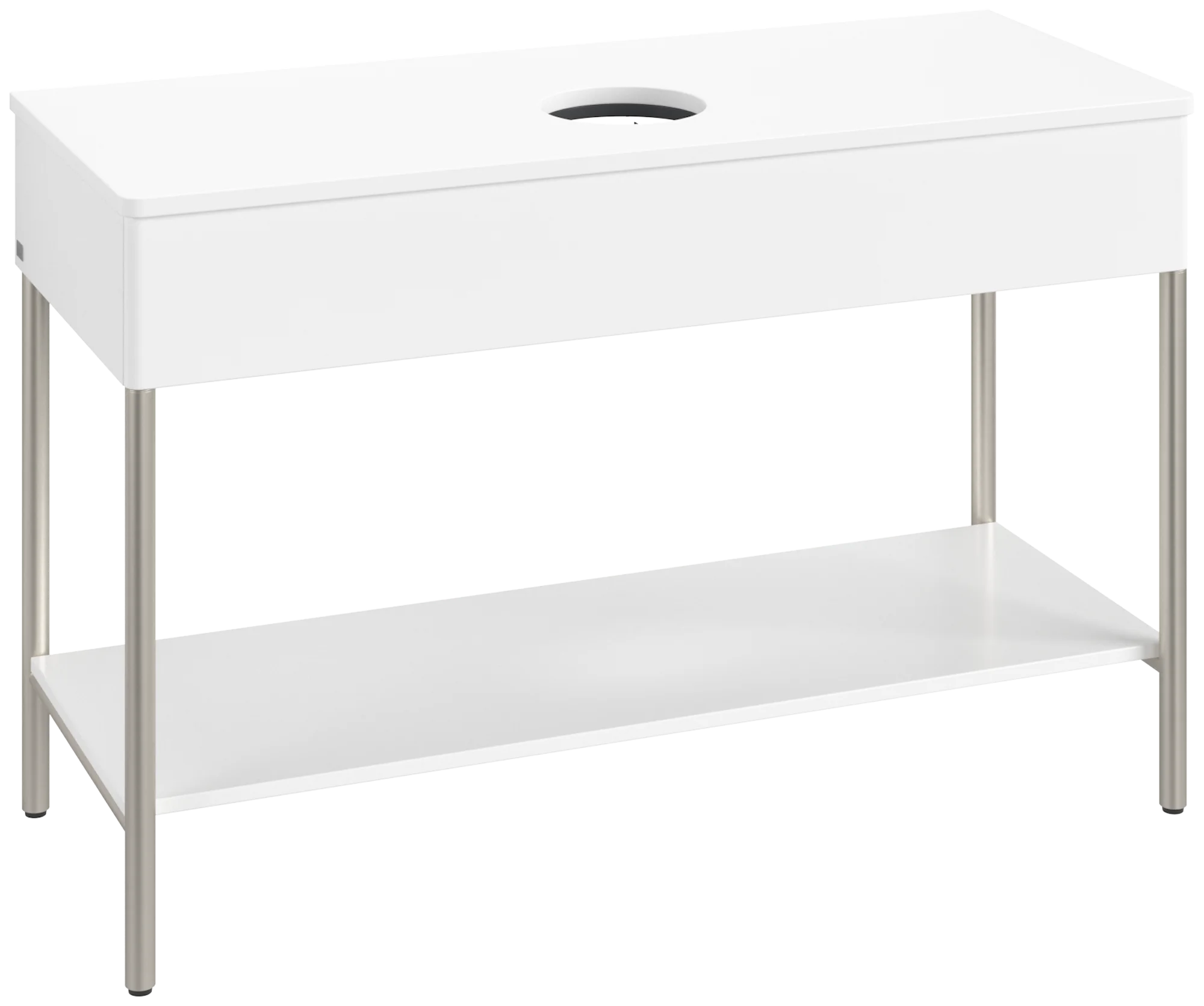 Villeroy & Boch Waschbeckenunterschrank Artis L65010MT, Eckig White Matt Lacquer, 1.200 x 782 x 500 mm, mit Metallgestell, Beleuchtung und Push-to-open Funktion Villeroy & Boch Waschbeckenunterschrank Artis L65010MT, Eckig White Matt Lacquer, 1.200 x 782 x 500 mm, mit Metallgestell, Beleuchtung und Push-to-open Funktion