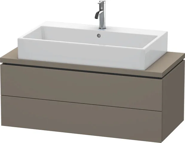 Duravit Waschtischunterschrank wandhängend „L-Cube“ 102 × 40 × 47,7 cm Flannel Grey Seidenmatt Duravit Waschtischunterschrank wandhängend „L-Cube“ 102 × 40 × 47,7 cm Flannel Grey Seidenmatt