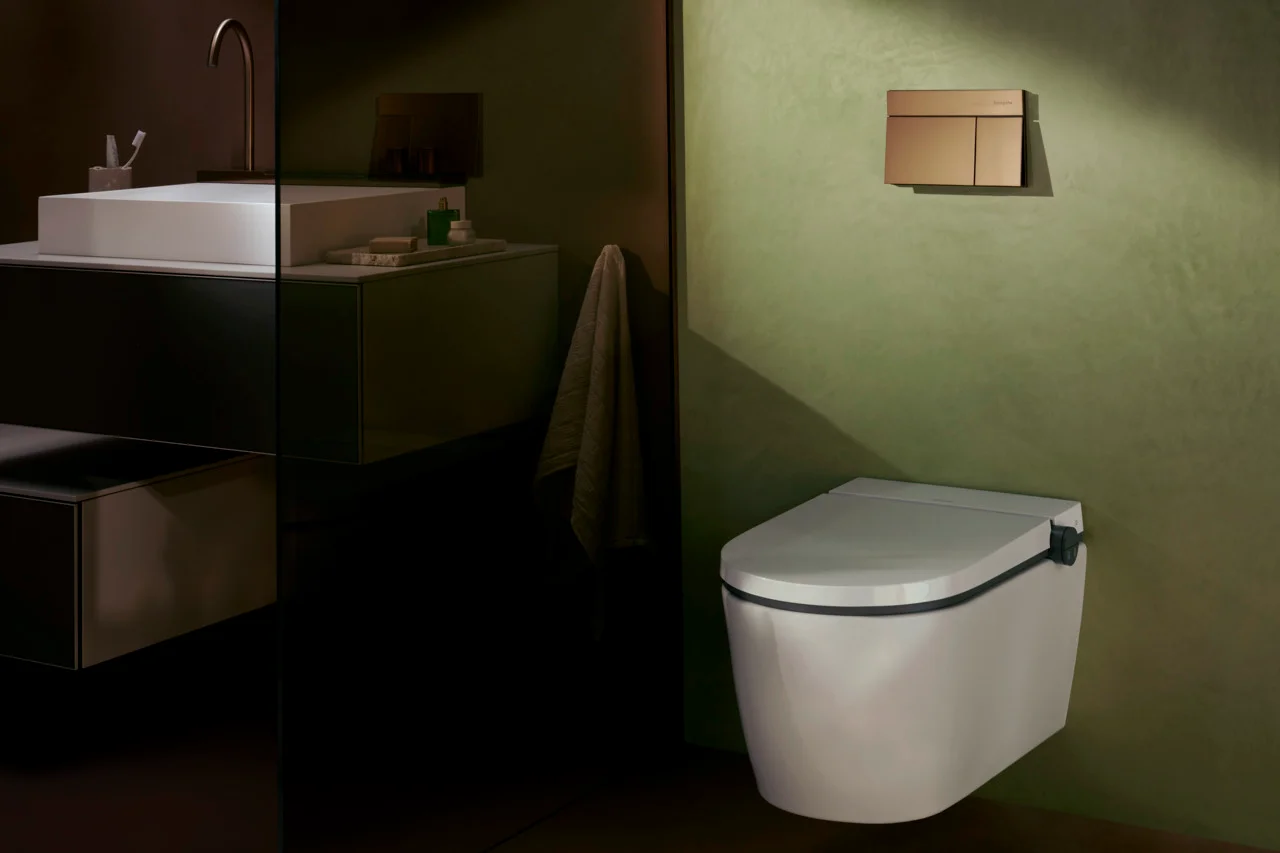 Hansgrohe LavaPura Element S Wand-Dusch-WC Komplettset, weiß, AquaHelix Flush, SmartClean, HygieneEffect Hansgrohe LavaPura Element S Wand-Dusch-WC Komplettset, weiß, AquaHelix Flush, SmartClean, HygieneEffect