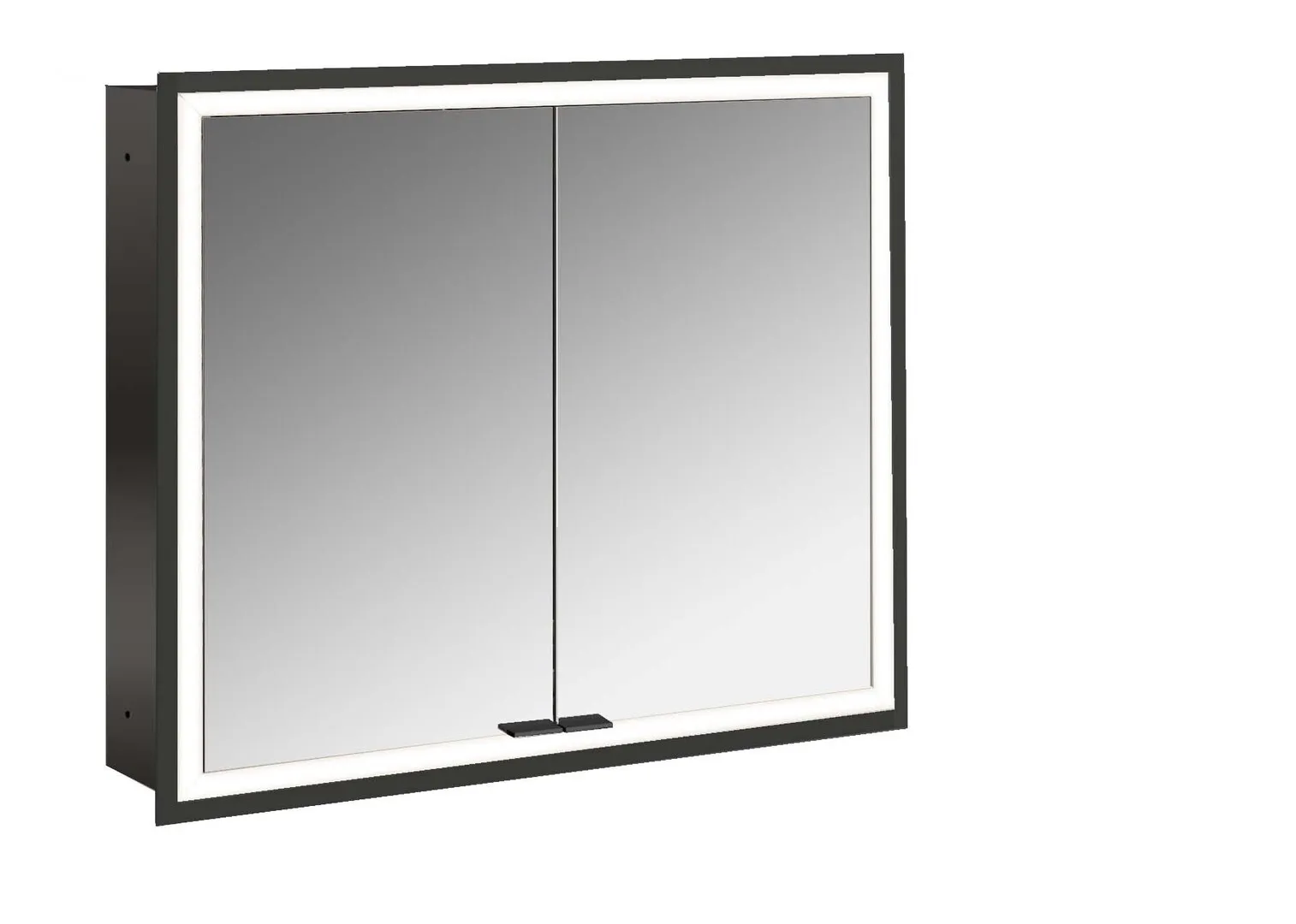 emco asis PG2 emco LED-Lichtspiegelschrank prime FaceliftUnterputz, 800 mm, 2-türig, IP 20, schwarz emco asis PG2 emco LED-Lichtspiegelschrank prime FaceliftUnterputz, 800 mm, 2-türig, IP 20, schwarz