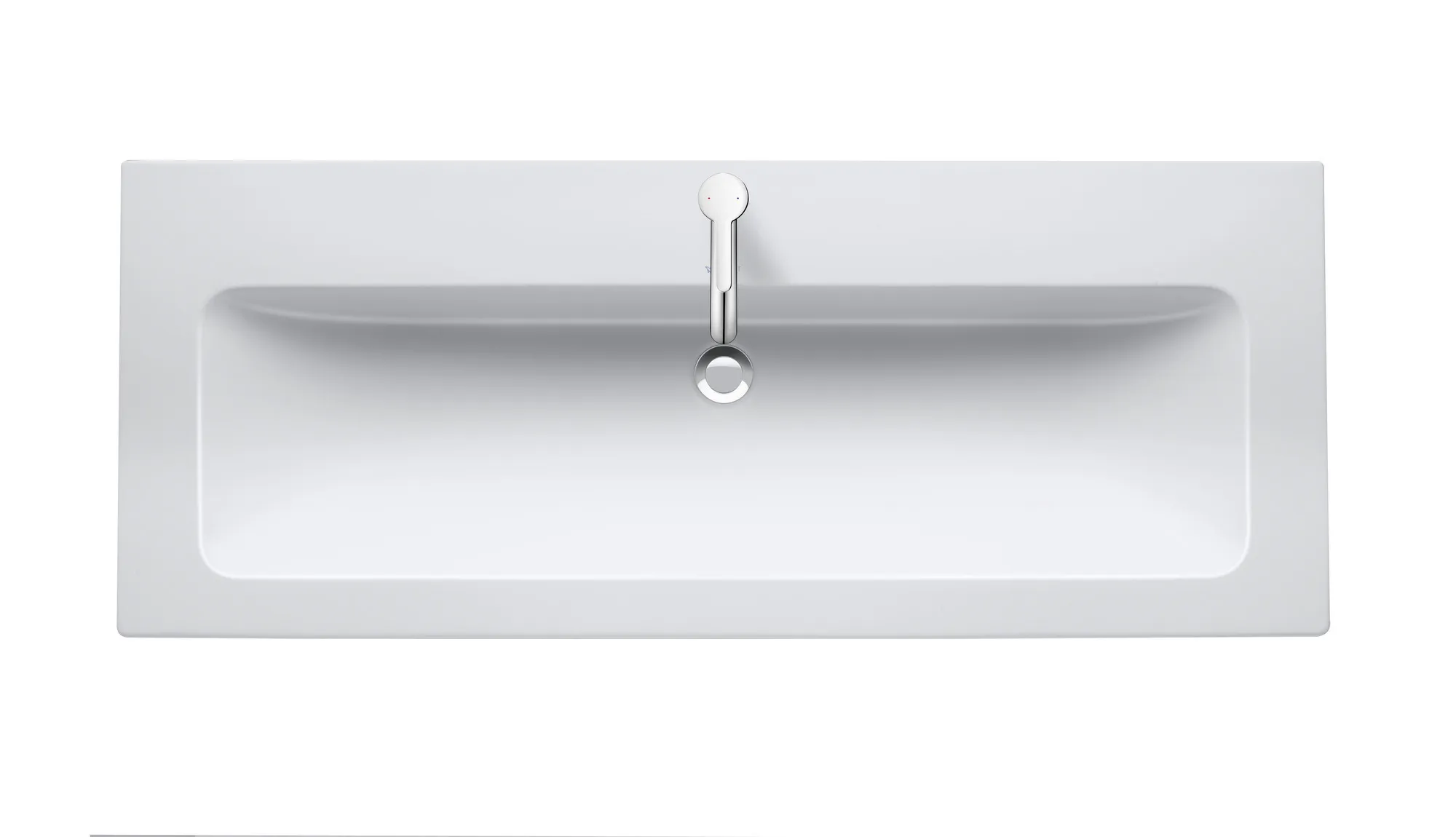 Wandwaschtisch „ME by Starck“, mit Überlauf in Weiß Seidenmatt Wandwaschtisch „ME by Starck“, mit Überlauf in Weiß Seidenmatt