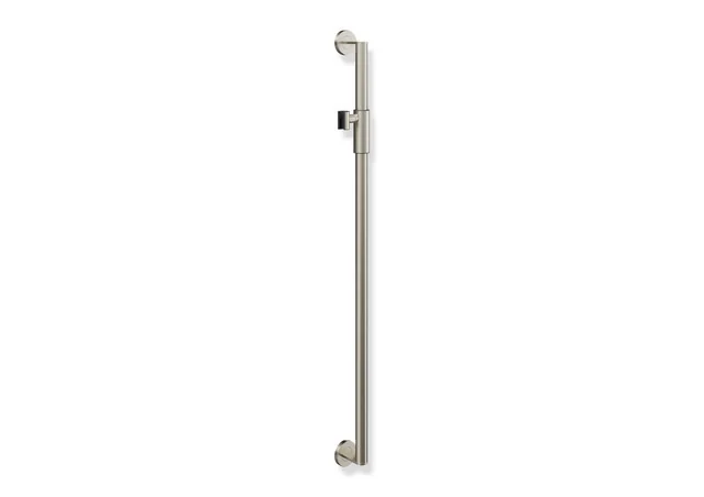 HEWI Brausehalterstange System 900, Edelstahl, PVD, Achsmaß 1100 mm, D: 32 mm, magnetischer Brausehalter