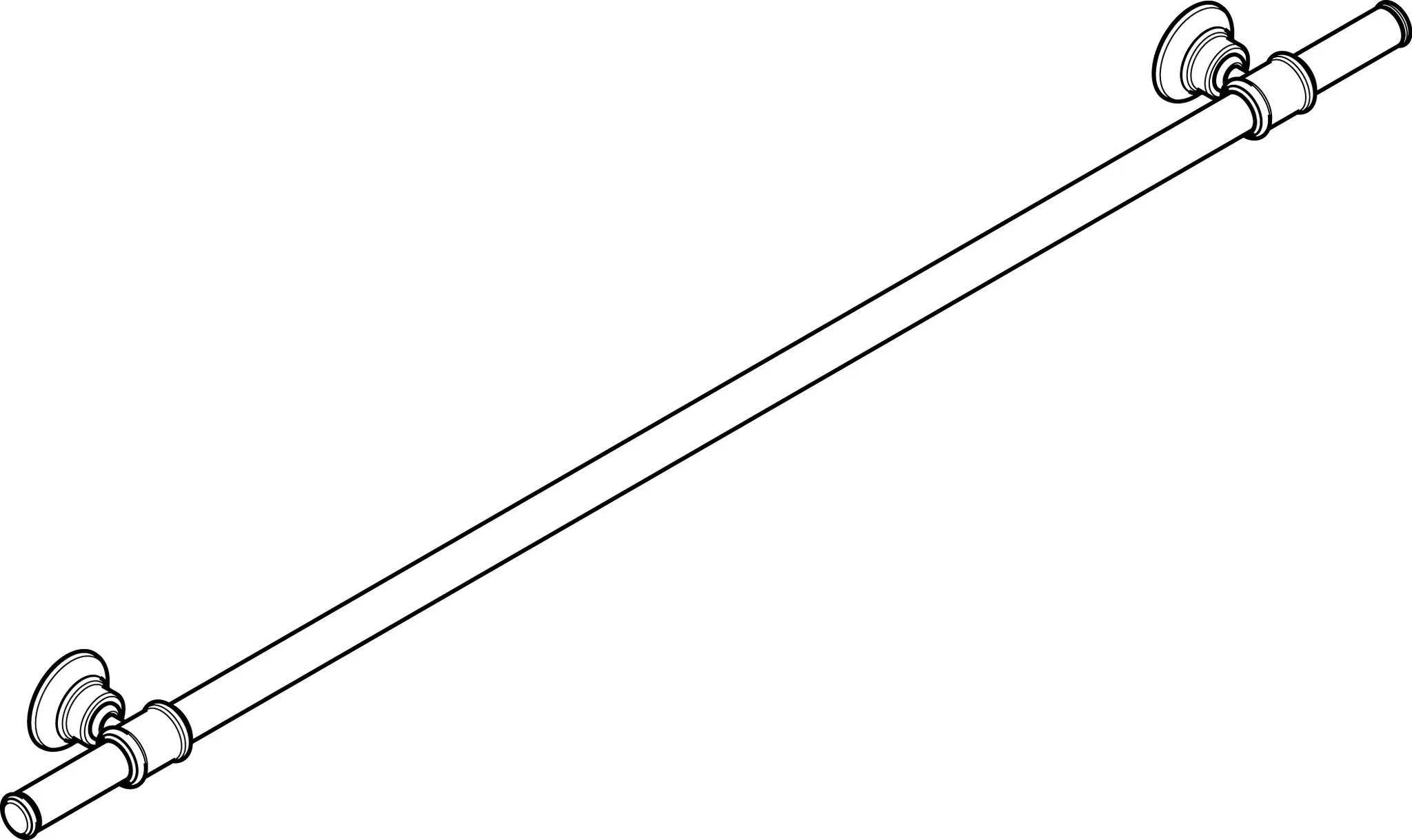 Hansgrohe AXOR Montreux Badetuchhalter 800mm, Chrom