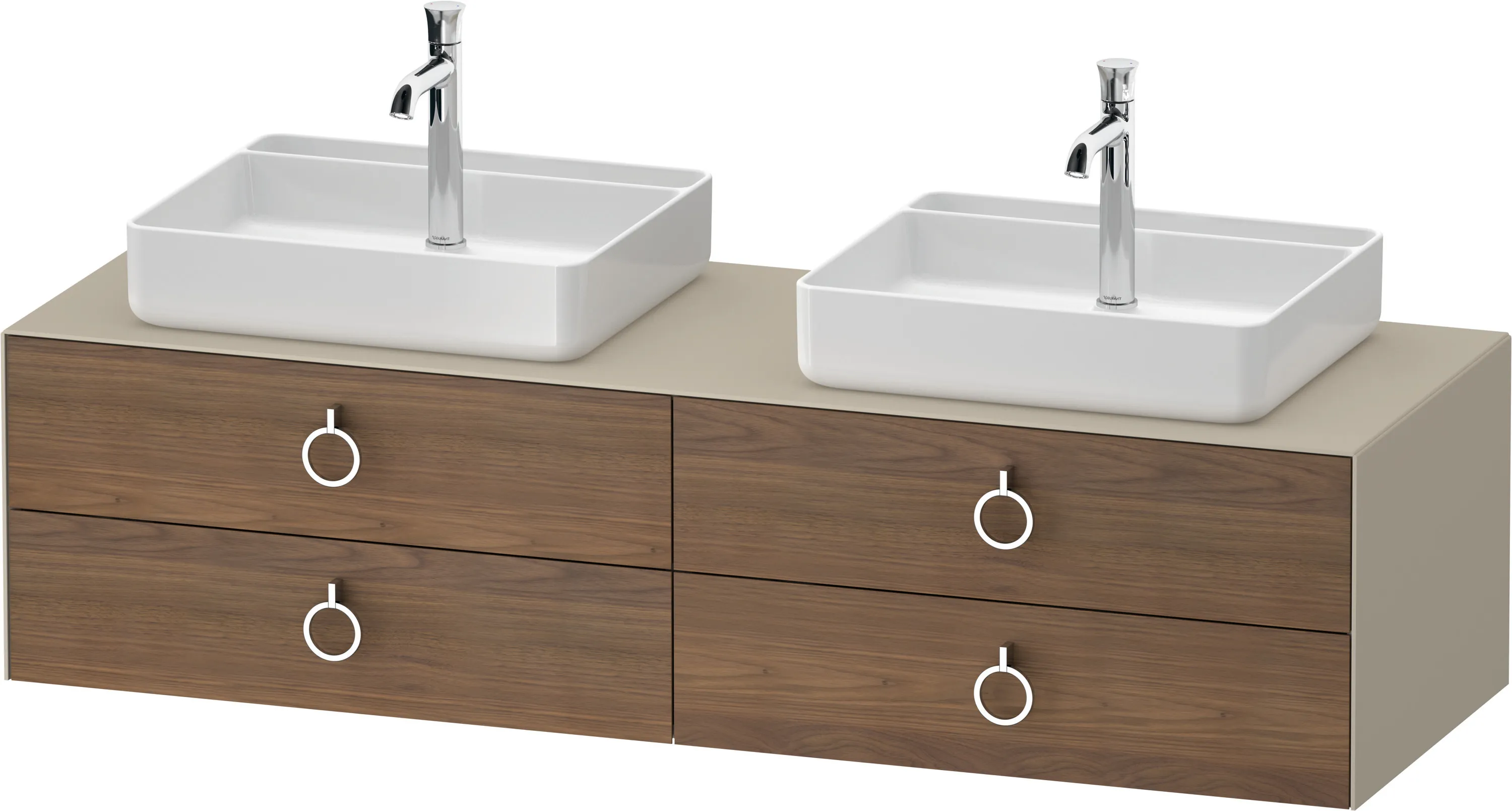 Duravit Waschtischunterschrank „White Tulip“, mit Beleuchtung