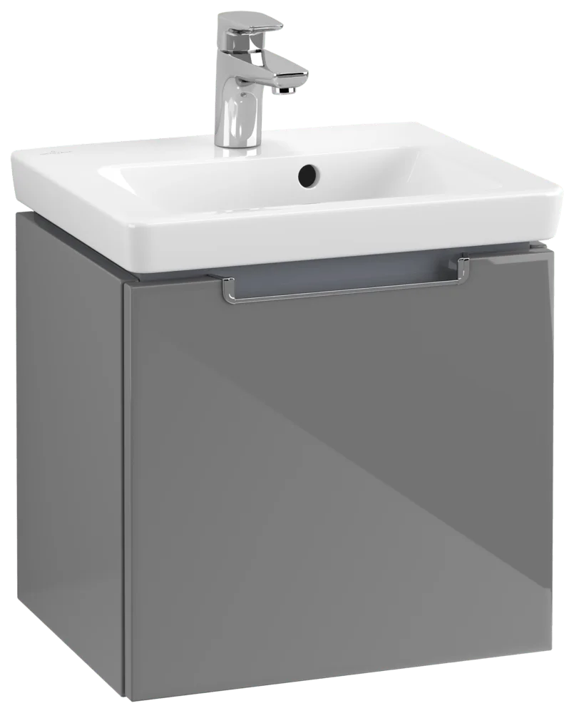 Villeroy & Boch Subway 2.0 Waschbeckenunterschrank A68410, Glossy Grey, 440x420x352mm