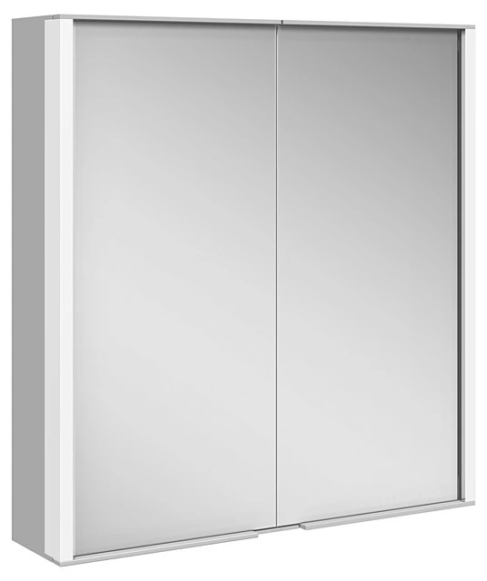 Royal Match 12801171301 Spiegelschrank Royal Match 2-türig 650 × 700 × 160 mm silber-eloxiert