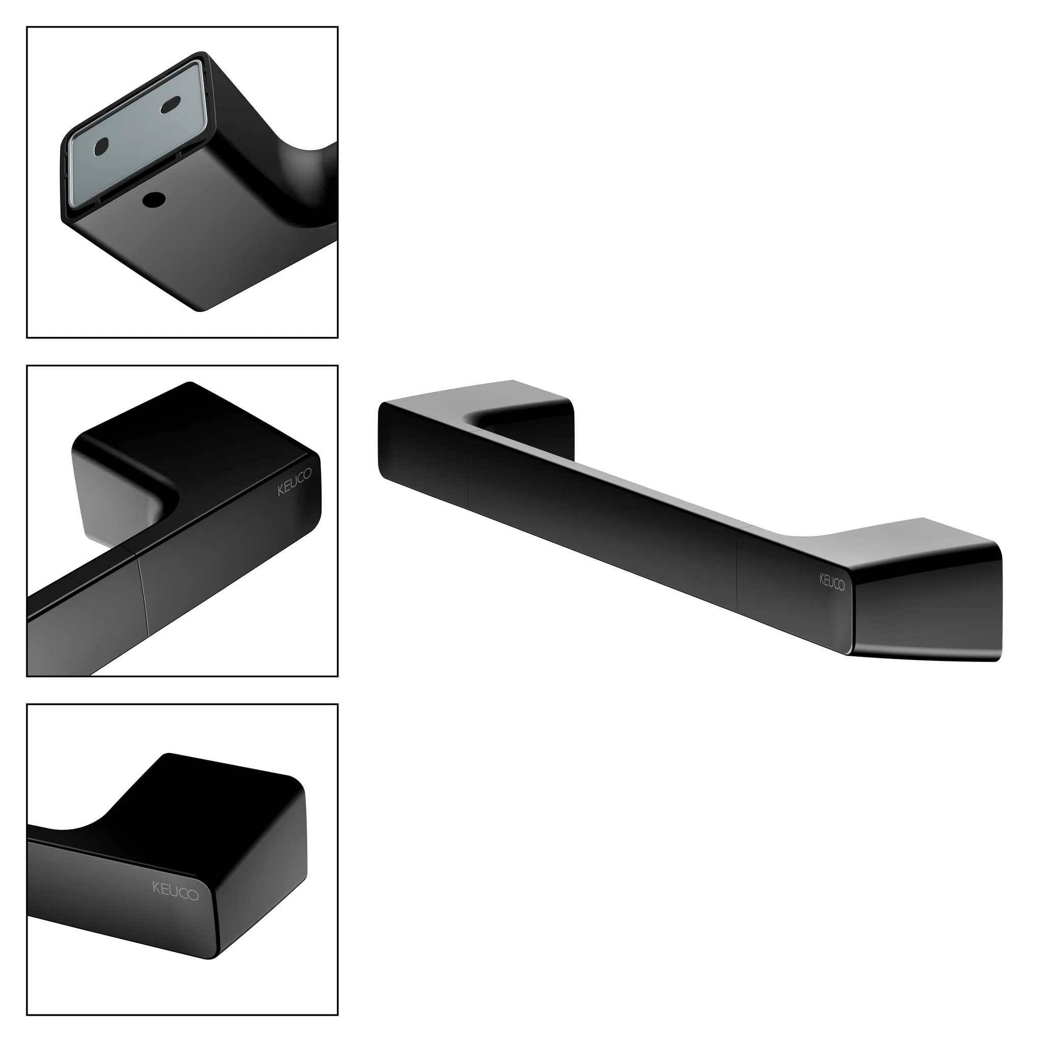 KEUCO AVENO Haltegriff 300 mm schwarz matt KEUCO AVENO Haltegriff 300 mm schwarz matt