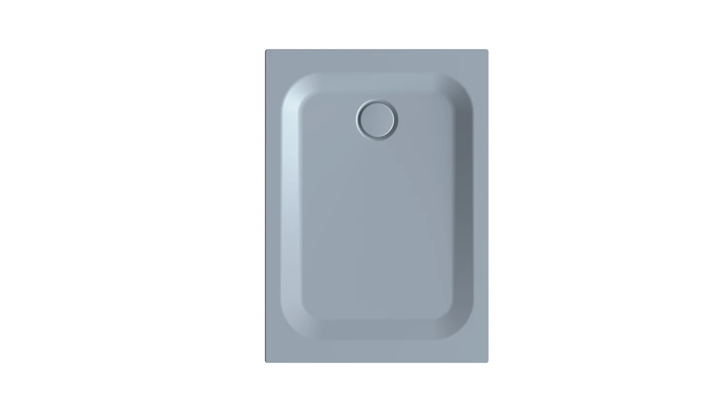 Bette rechteck Duschwanne „BetteUltra“ 1050 × 750 mm ohne Oberflächenbeschichtung, ohne Oberflächenveredelung, ohne Wannenträger, in Blue Satin