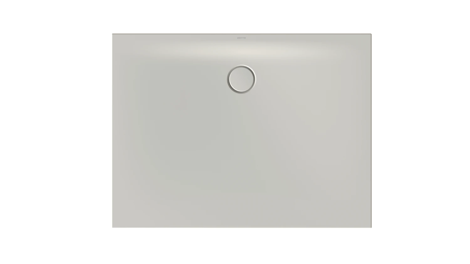 Bette rechteck Duschwanne „BetteFloor Side“ 1200 × 900 mm mit BetteAntirutsch Pro, ohne Oberflächenveredelung, ohne Wannenträger, in Silver