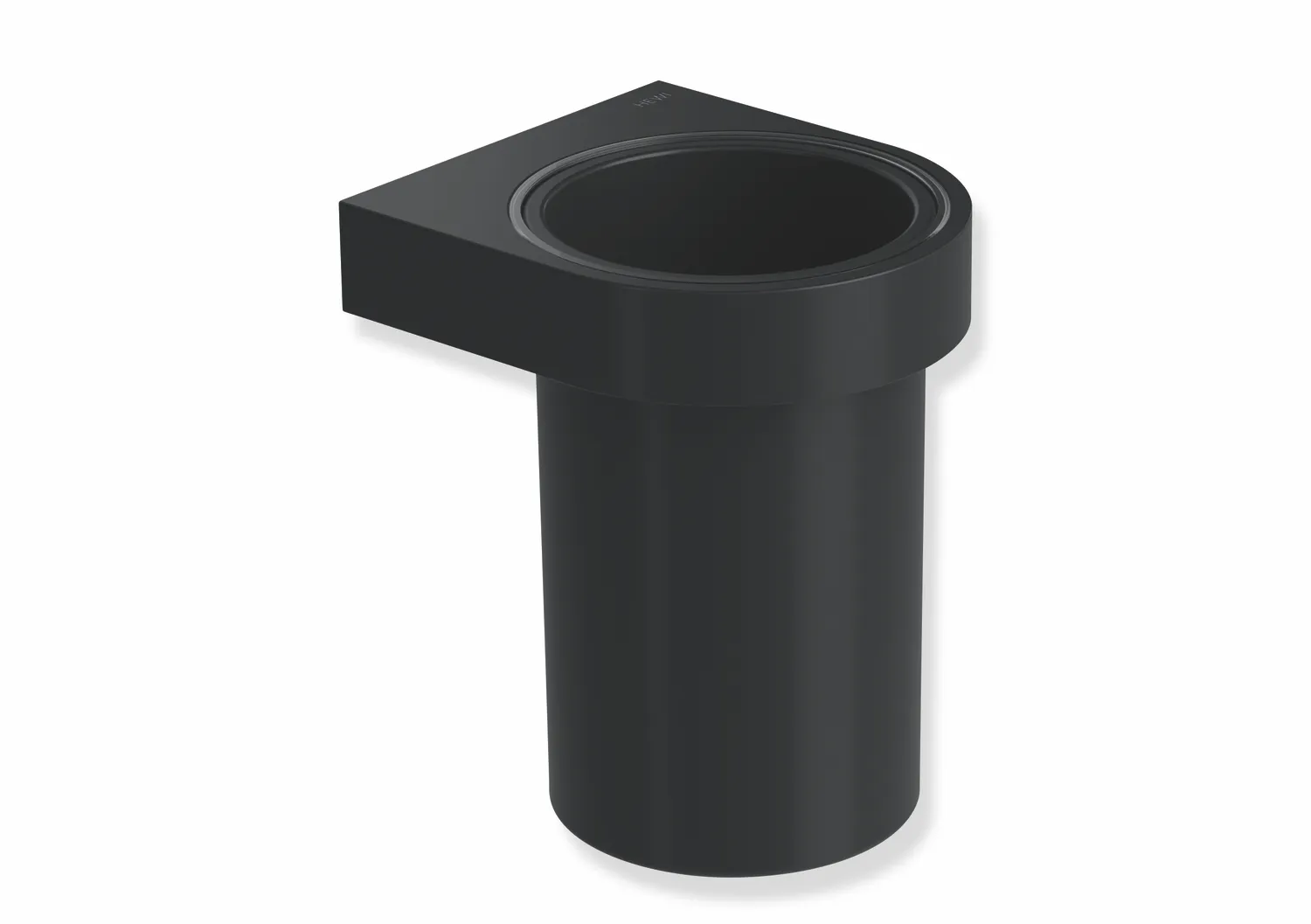 Becher mit Halter, Halter Metall, pulverbeschichtet, Becher Polyamid, matt, in Farbe AS (Weiß tiefmatt - Weiß matt) Becher mit Halter, Halter Metall, pulverbeschichtet, Becher Polyamid, matt, in Farbe AS (Weiß tiefmatt - Weiß matt)