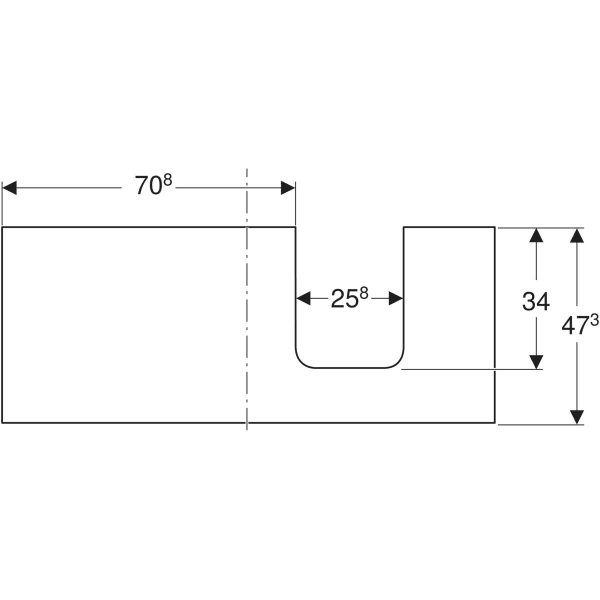 Geberit Zubehör/Ersatzteile für Badezimmerzubehör „ONE“