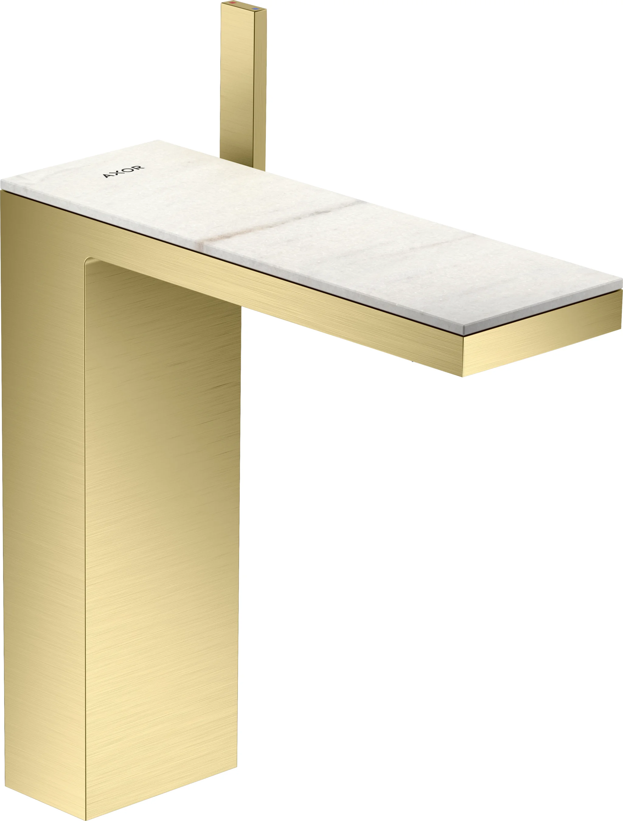 Hansgrohe AXOR MyEdition Platte 245 mm Marmor Lasa Covelano Vena Oro abnehmbar