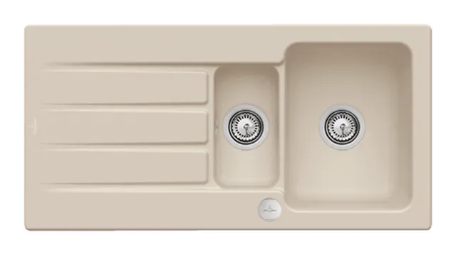 Villeroy & Boch Einbau-Küchenspülbecken „Architectura“ 60 XR 1000 × 510 × 220 mm in Almond Villeroy & Boch Einbau-Küchenspülbecken „Architectura“ 60 XR 1000 × 510 × 220 mm in Almond