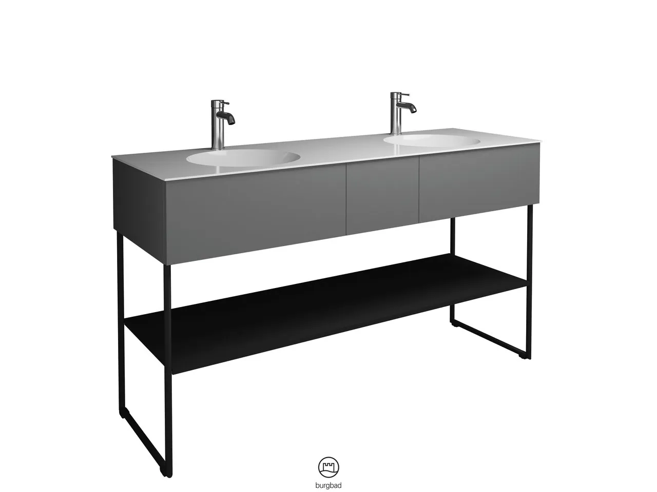 burgbad Badmöbelset „Coco“ in Sand Solid Matt burgbad Badmöbelset „Coco“ in Sand Solid Matt