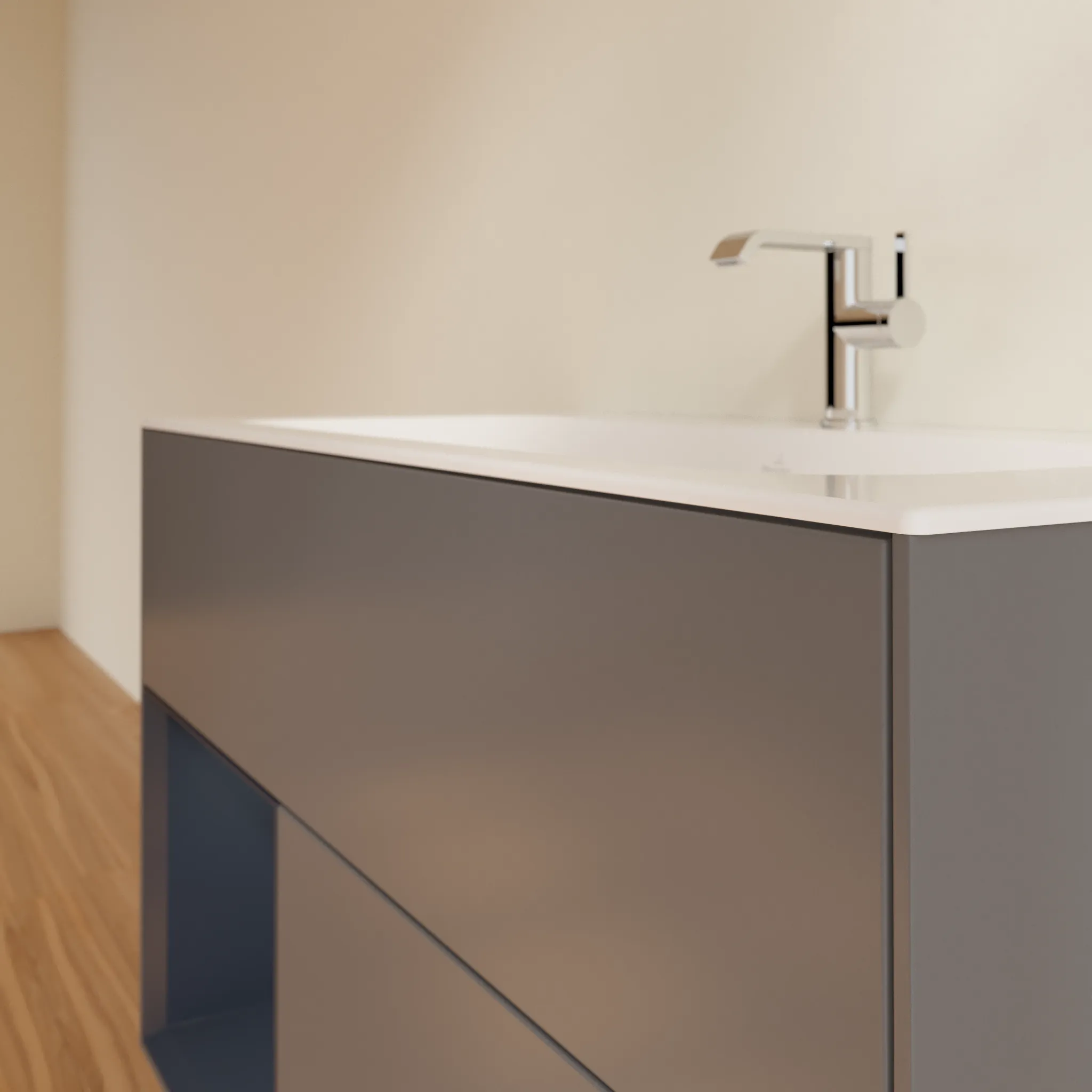 Villeroy & Boch Finion Waschbeckenunterschrank F03 996x591x498mm anthrazit/midnight blue