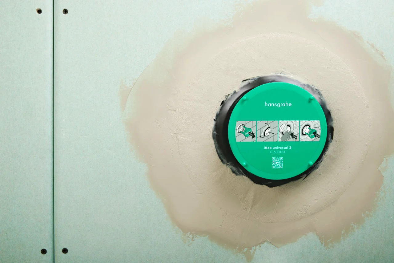 Hansgrohe iBox universal 2 Grundkörper - wärme- und schallisolierend, rotationssymmetrische Montage, einstellbarer Montagering in 5 mm Schritten, für alle neuen Brausen-, Wannen- und Thermostat-Fertigsets Unterputz (ShowerSelect Comfort, DuoTurn) Hansgrohe iBox universal 2 Grundkörper - wärme- und schallisolierend, rotationssymmetrische Montage, einstellbarer Montagering in 5 mm Schritten, für alle neuen Brausen-, Wannen- und Thermostat-Fertigsets Unterputz (ShowerSelect Comfort, DuoTurn)