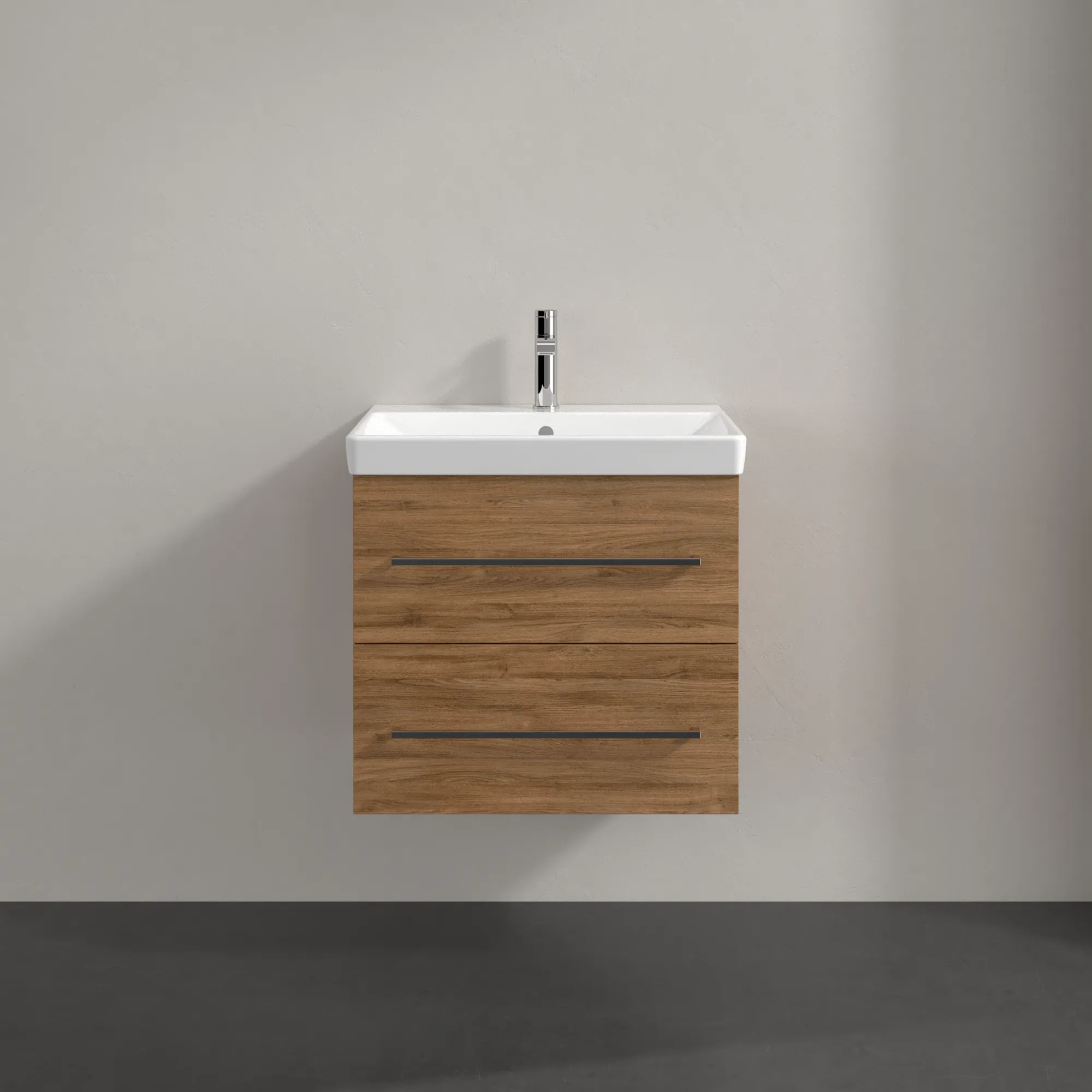 Villeroy & Boch Waschtischunterschrank „Avento“ für Schrankwaschtisch 580 × 514 × 452 mm Kansas Oak, Soft Closing Villeroy & Boch Waschtischunterschrank „Avento“ für Schrankwaschtisch 580 × 514 × 452 mm Kansas Oak, Soft Closing