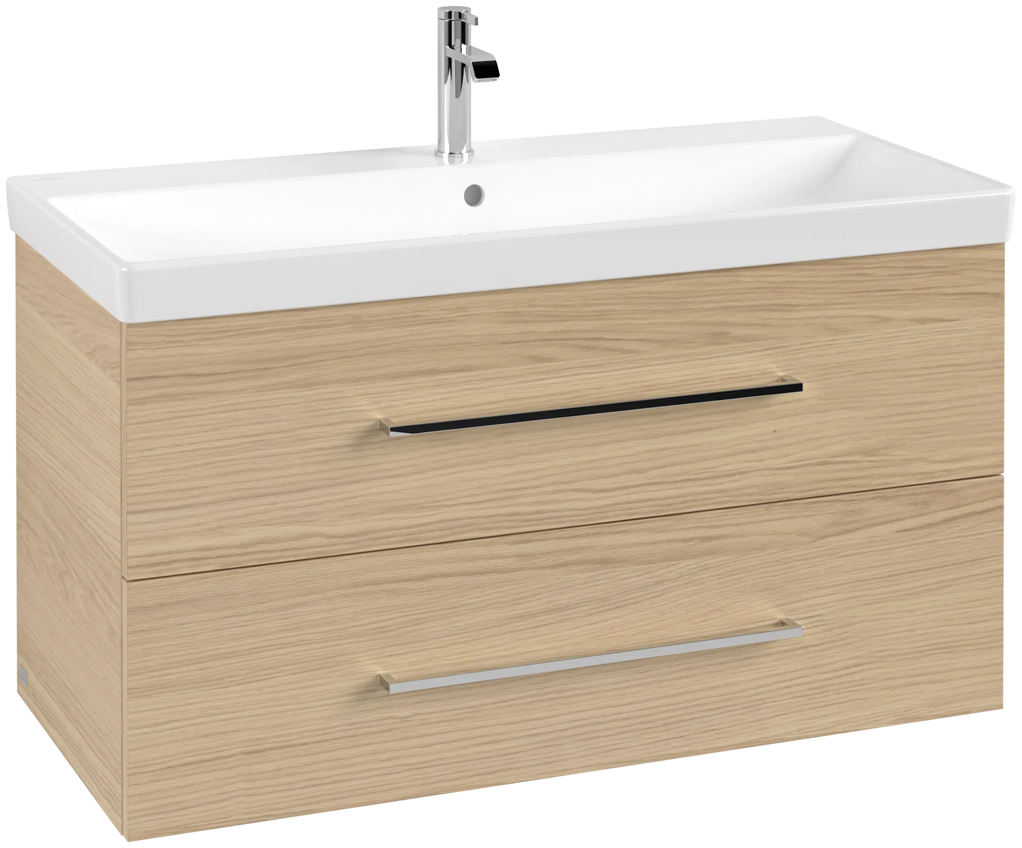 Villeroy & Boch Waschtischunterschrank „Avento“ für Schrankwaschtisch 980 × 514 × 452 mm Nordic Oak, Soft Closing