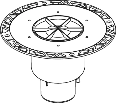 TECEdrainpoint S Ablauf DN 70 senkrecht mit Seal System Univ.fl.